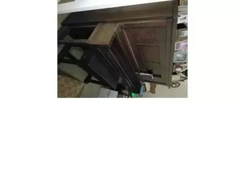 Antique upright piano