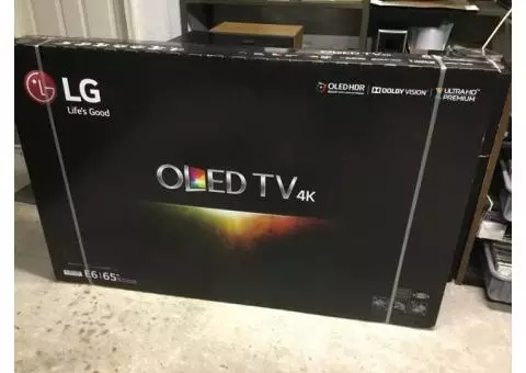 LG OLED65B6P Flat 65–Inch 4K Ultra HD TV