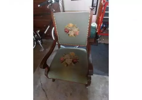 Antique Platform Rocker Chair