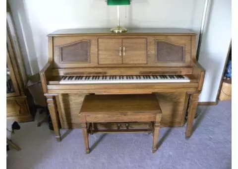 Player piano.