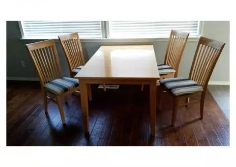 Table and chairs