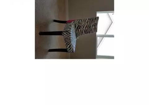 Zebra chair