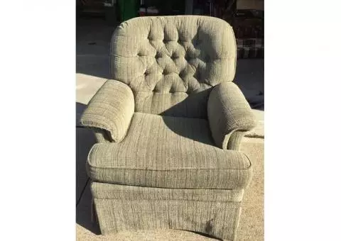 4 stuffed accent chairs