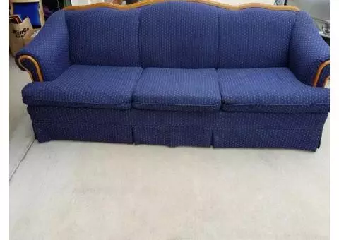 Navy Blue Sofa