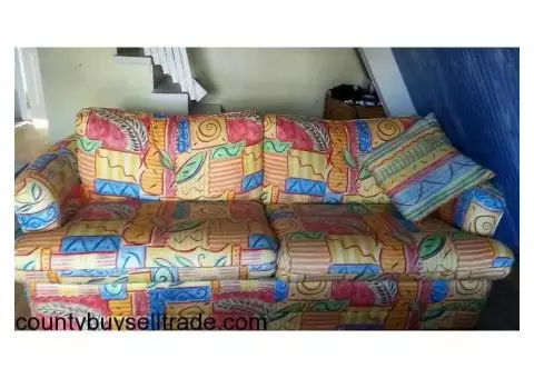 colorful beach sleeper sofa