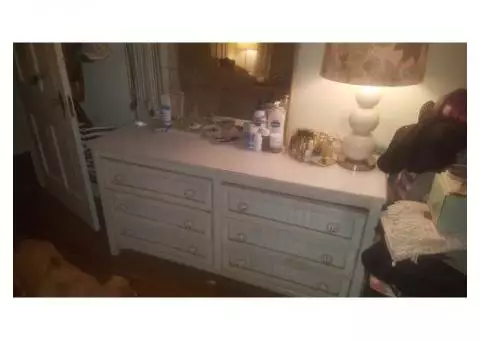 Dresser and mirror