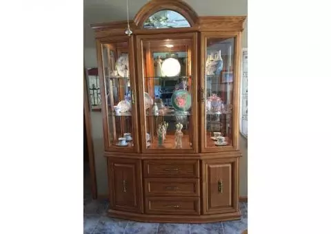 Solid Oak Hutch