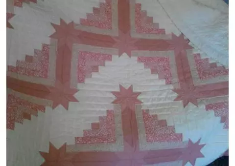 Hand crafted quilt