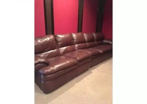 Leather Sectional