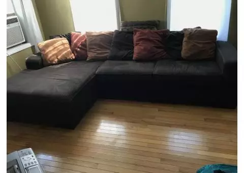 Corduroy Sectional