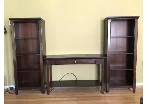 Bookshelves & TV Stand