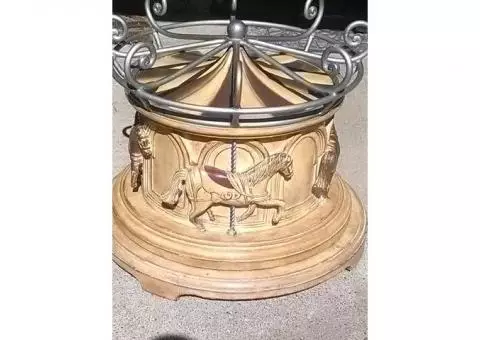 carousel horse table