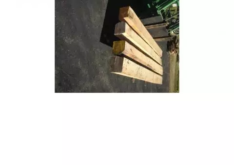 4   - 9"x8" x8 foot red maple posts