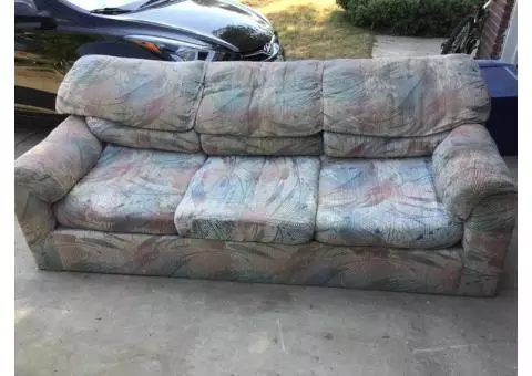 Free couch and love seat