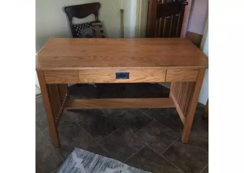 Solid Oak Desk