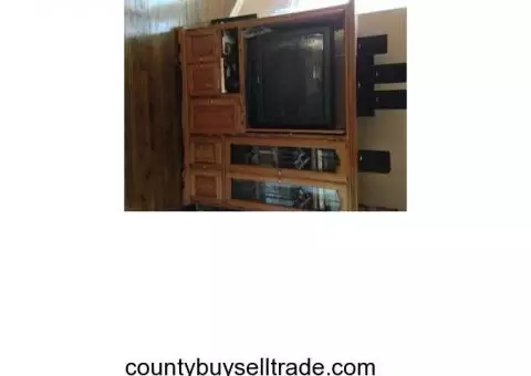 Entertainment Unit - Oak