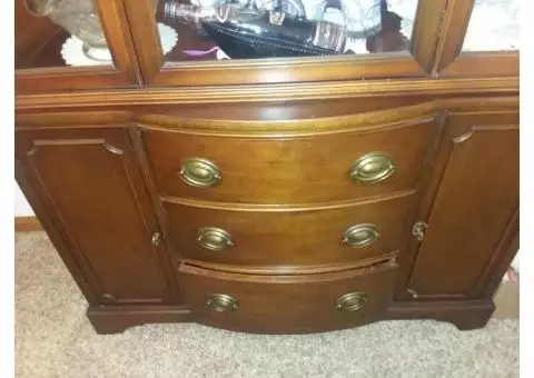 China Cabinet Mahogany