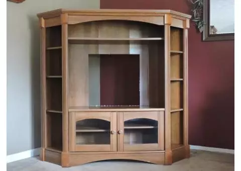 Sauder entertainment stand