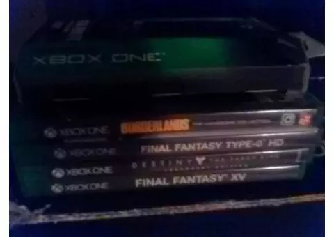 XBOX ONE W/80 GAMES, XBOX 360 W/30 GAMES, 32IN TV