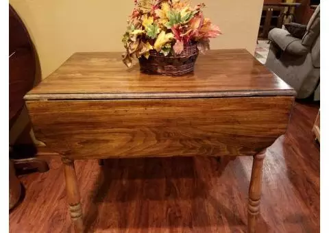 Old refurbished table