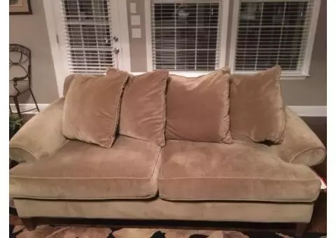 Couch and Oversized  chair with ottoman