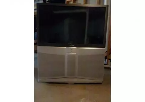 47" Samsung self standing Console TV on rollers