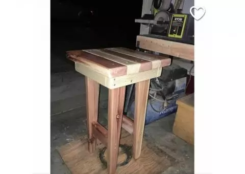 Small wood table