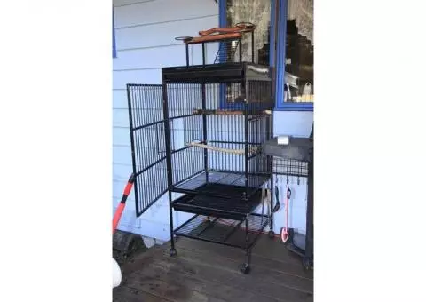 Large parrot cage