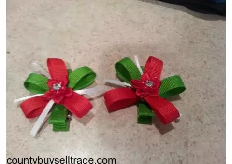 girls handmade hair clips