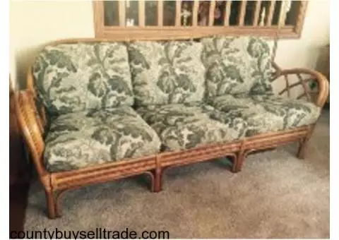 Wicker furniture set