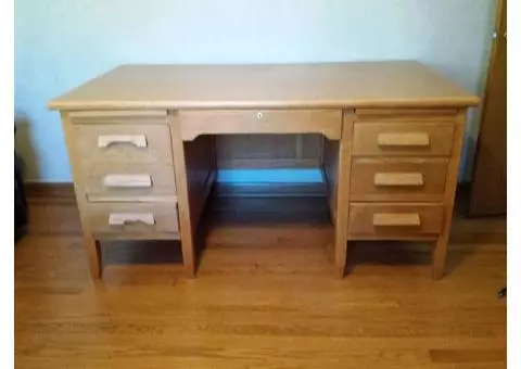 Oak desk