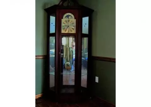 Grandfather Clock/Curio Cabinet