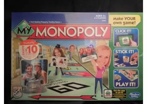 My Monopoly Board Game by Hasbro (Sealed)