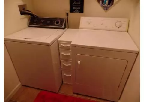 electric washer and dryer