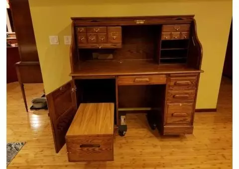 Roll Top computer desk