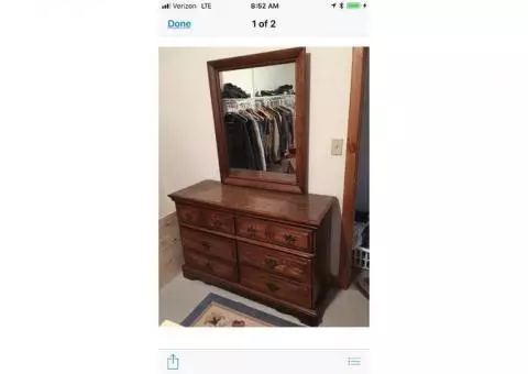 Dresser and nightstand