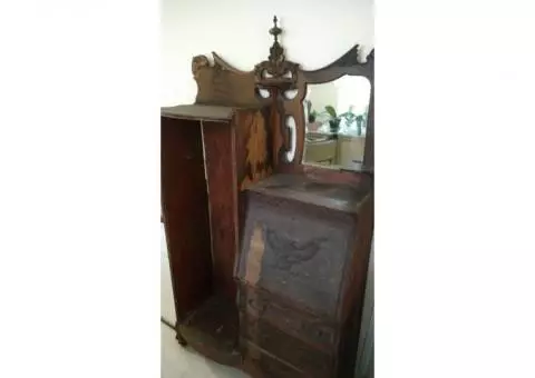 Antique China Cabinet/ Secritary