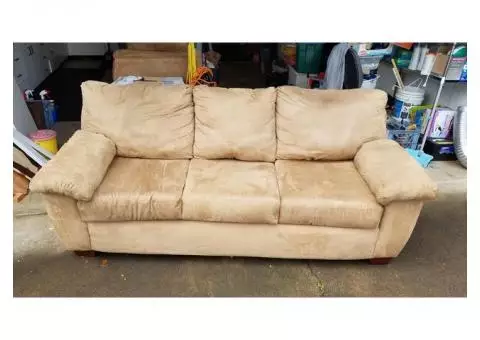 Couch, Large Chair, & Ottoman