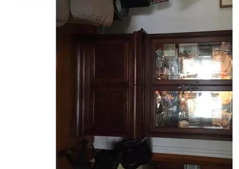 Lighted china cabinet