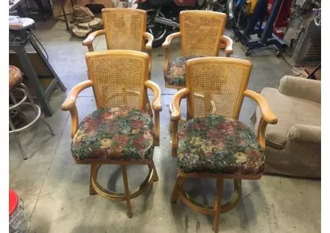 27” high bar stools. 4 each