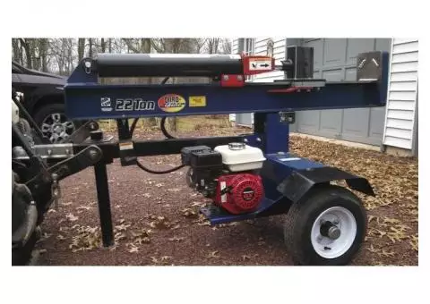 Iron & Oak 22-Ton Honda Powered Horizontal/Vertical Gas Log Splitter