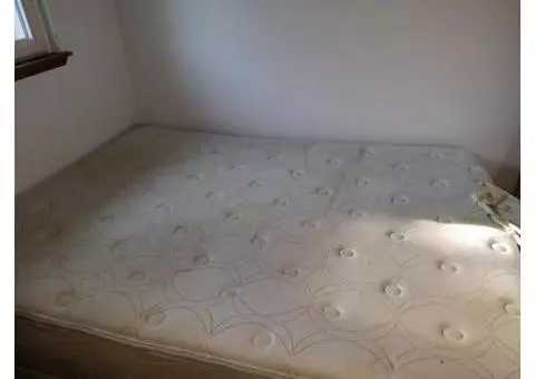 Queen mattress and box spring