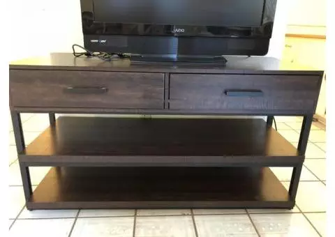 TV stand with swivel mount