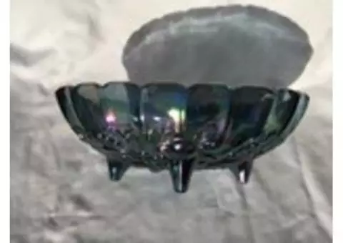 Carnival Glass Fruit Bowl