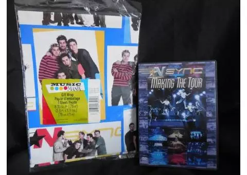 NSYNC Making the Tour DVD and Wrapping Paper