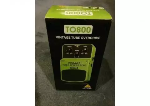 Behringer vintage tube Overdrive foot pedal