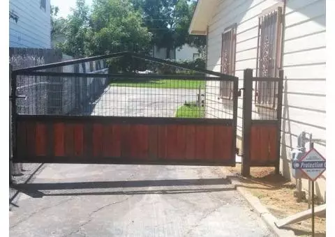 Wood and Iron Gate