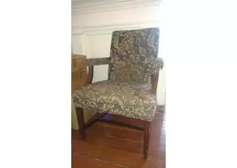 Antique upholstered chair