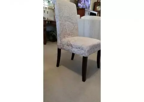 Upholstered Dining Room Chairs - (4) - From Pier One