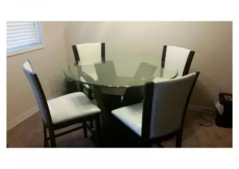 Dining room table and chairs